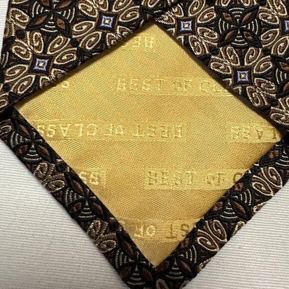 Men's Robert Talbott "Best Of The Class" Nordstrom Woven 100% Silk Tie - Picture 8 of 10